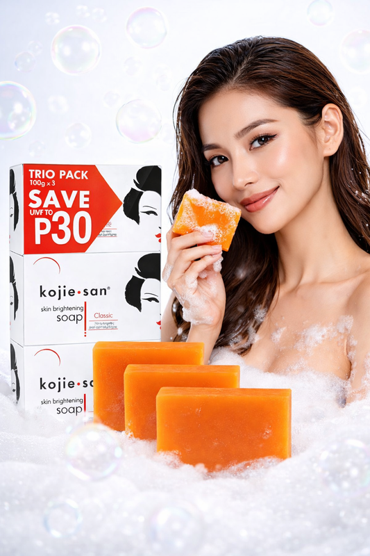 Kojie San Skin Lightening Soap - 100g Pack of 3