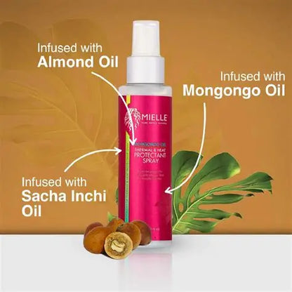 Mielle Organics Mongongo Oil Setting Spray 240ml - Hair Hold & Shine