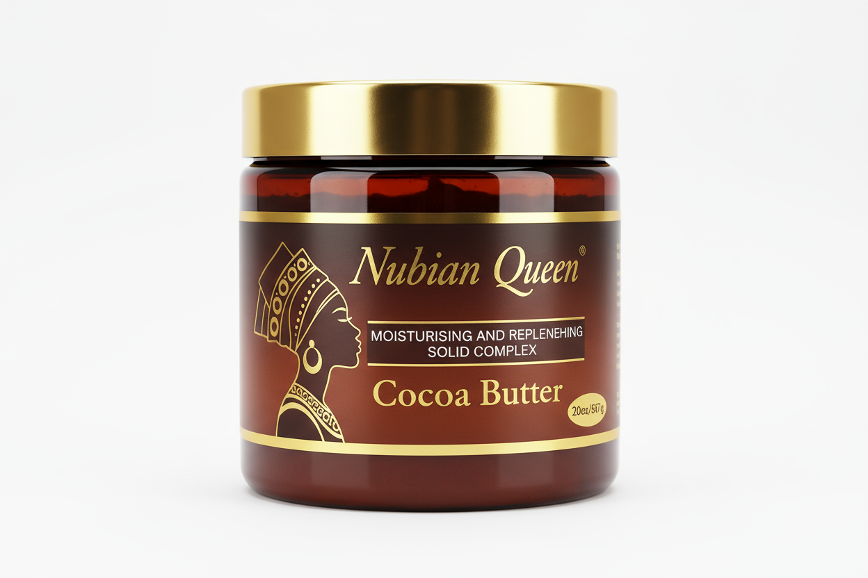 Nubian Queen Moisturising & Replenishing Solid Complex Cocoa Butter - 20oz/567g
