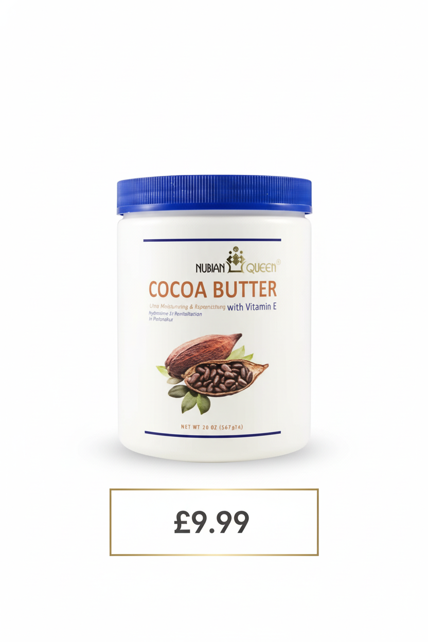 Nubian Queen Moisturising & Replenishing Solid Complex Cocoa Butter - 20oz/567g