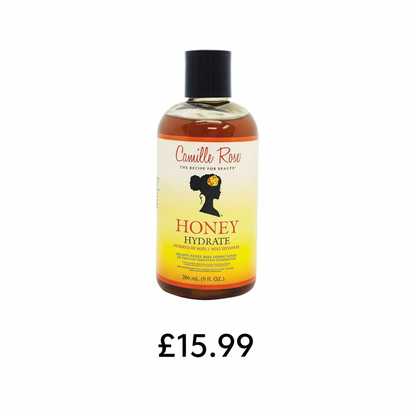 Camille Rose Naturals Honey Hydrate Leave-In Conditioner - Natural Hair Moisturiser for Curly Hair - 9 oz