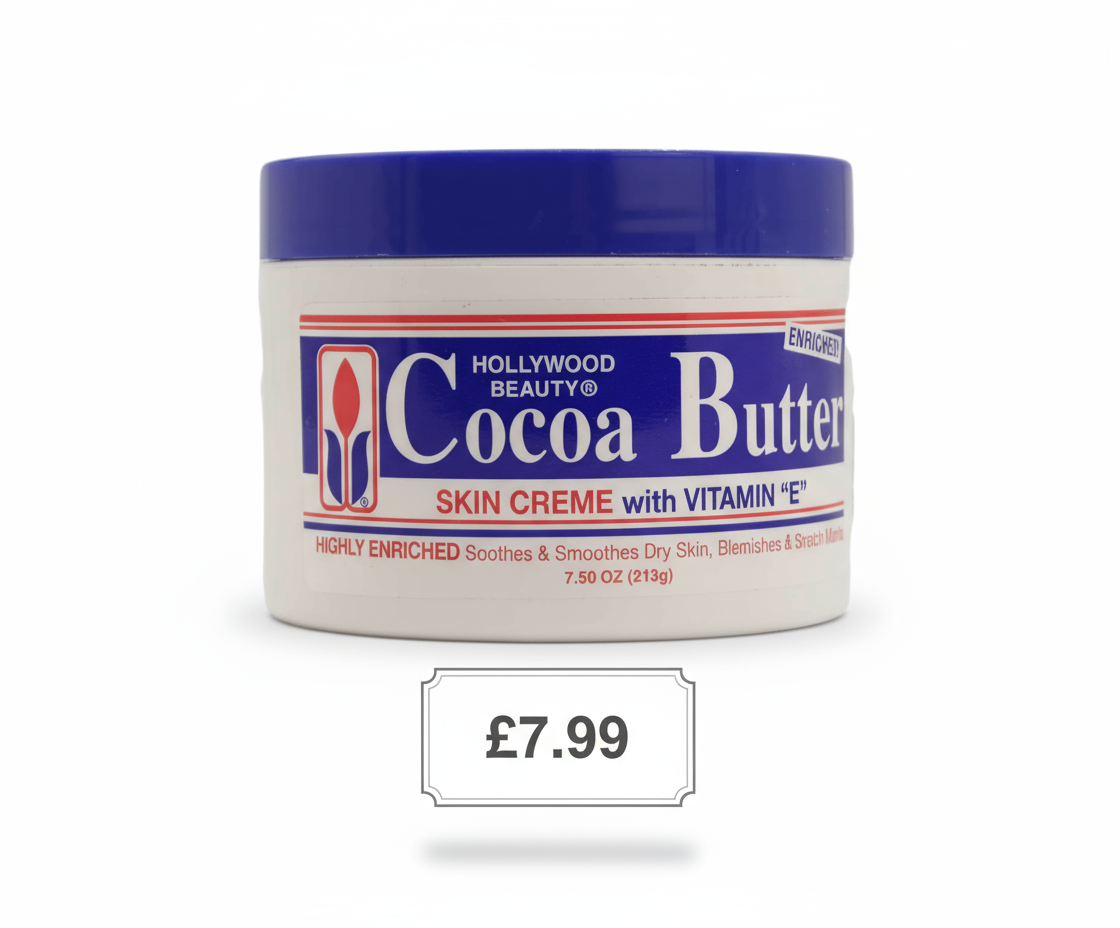 Hollywood Beauty Cream, Cocoa Butter, 7.5 Ounce