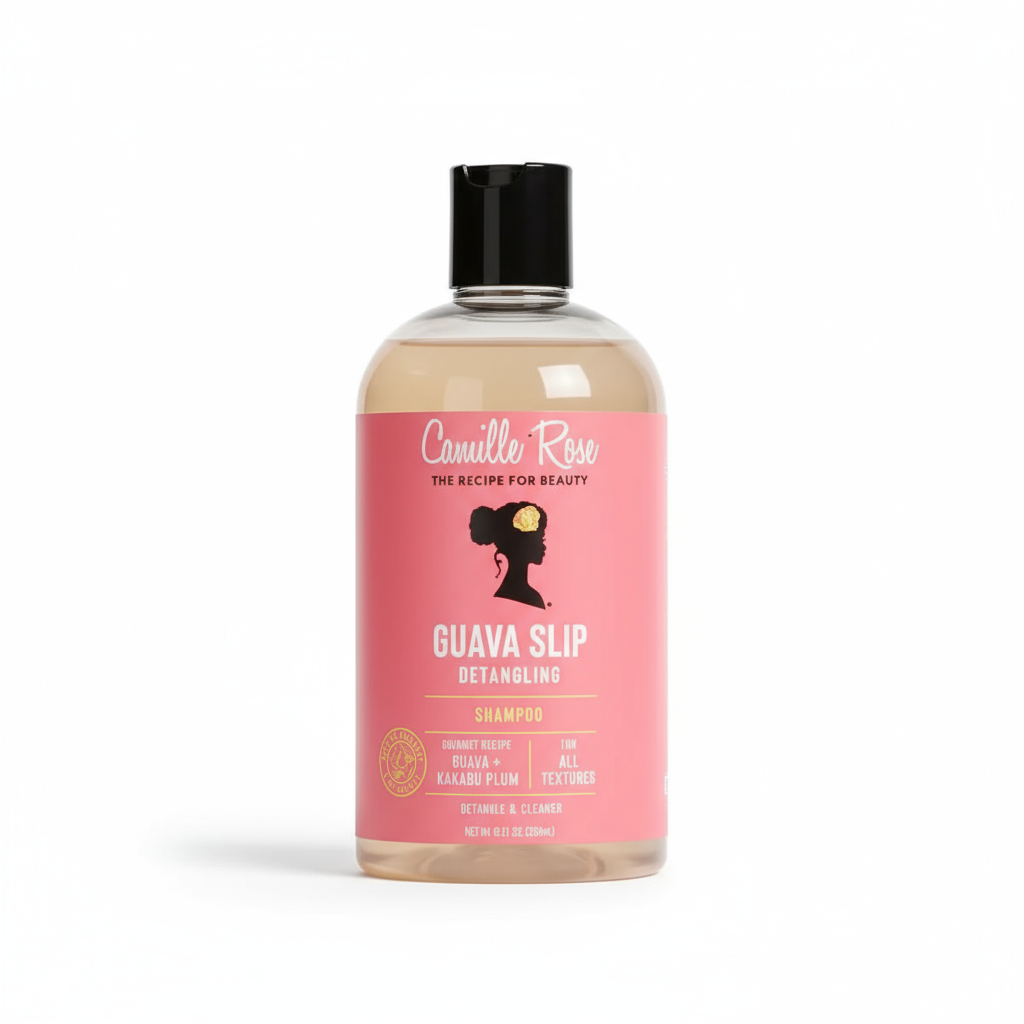 Camille Rose Guava Slip Shampoo - Natural Curl Cleanser for Textured Hair