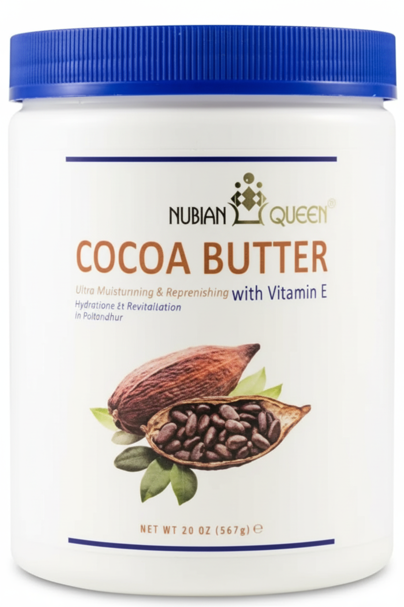 Nubian Queen Moisturising & Replenishing Solid Complex Cocoa Butter - 20oz/567g