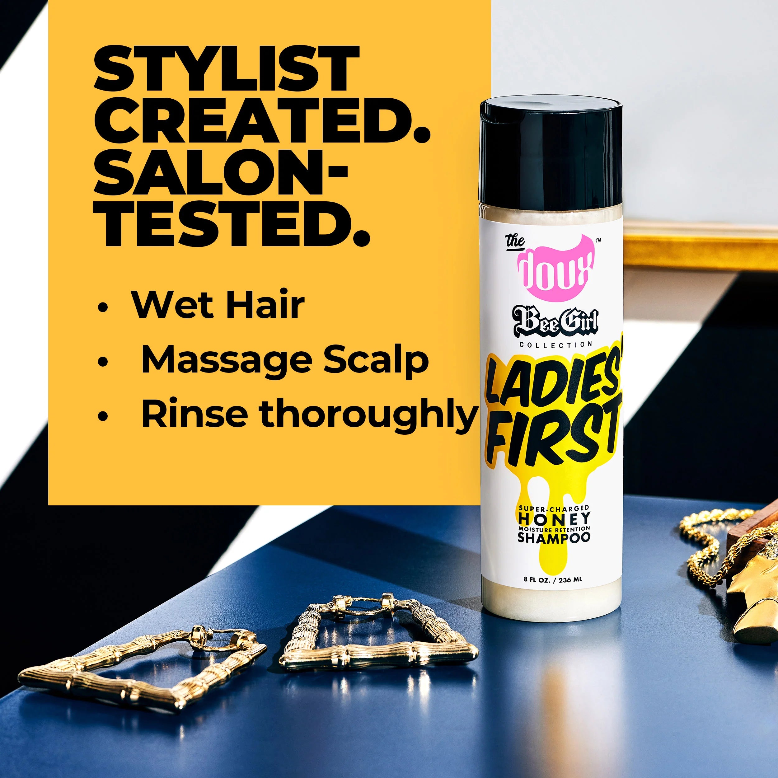 The Doux Lidish First Honey Shampoo - Moisturizing Hair Cleanser